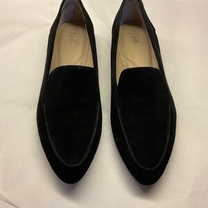 J JILL Black Suede Loafers 9M